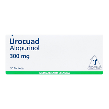 Urocuad Alopurinol 300mg 30 tabletas — EVE Distribuciones