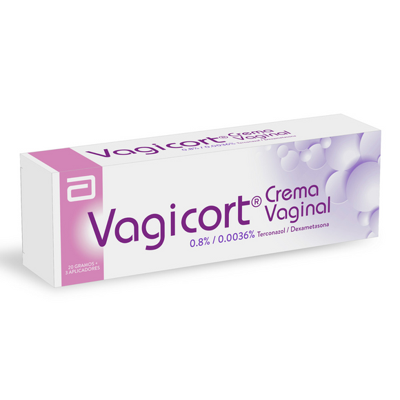 Vagicort crema vaginal terconazol dexametasona 20g — Abbott