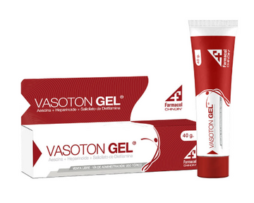 Vasoton Gel aescina heparinoide salicilato 40 g — Farmacol Chinoin