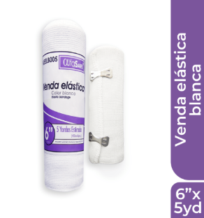 Venda Elástica Blanca Alfa 6x5
