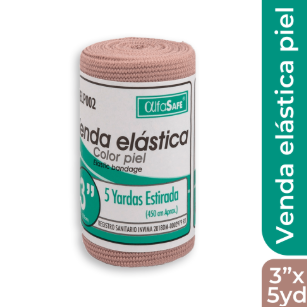 Venda Elástica Piel 3x5 — Alfa Safe