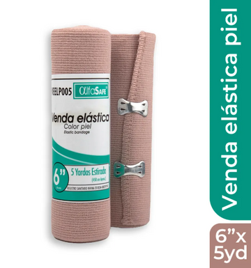 Venda Elástica Piel 6x5 - Alfa Safe