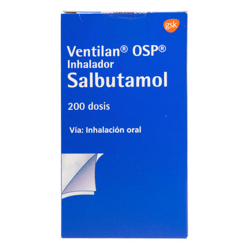 Ventilín OSP salbutamol 100 mcg/dosis aerosol inhalador 200 dosis — GlaxoSmithKline