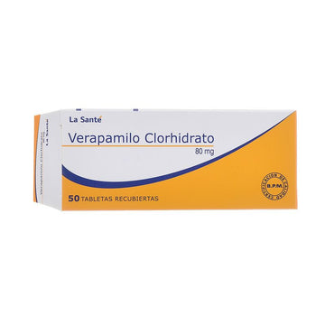 Verapamilo 80 mg 50 Tabletas — La Santé