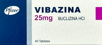 Vibazina 25mg 40 tabletas — Pfizer
