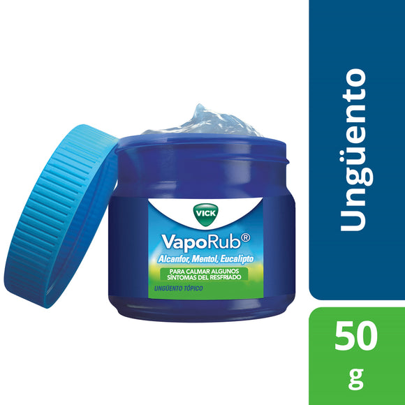 Vick VapoRub ungüento mentol alcanfor eucalipto pote 50g — Procter & Gamble