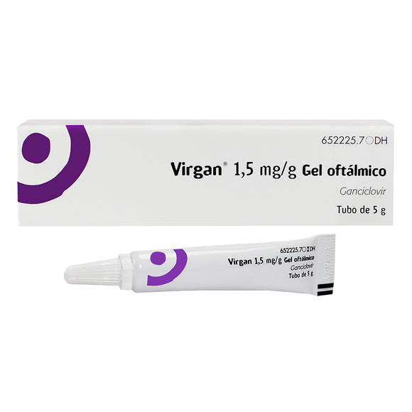Virgan 1,5 mg/g gel oftálmico 5 g — Théa Pharmaceuticals