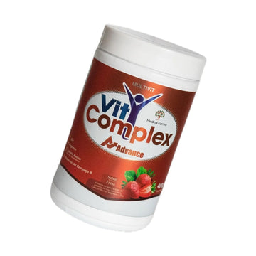 Vit Complex Advance multivitamínico fresa 400 g — Medical Farma