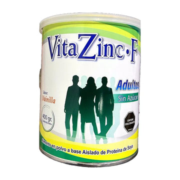 Vita Zinc-F Adultos Sin Azúcar Vainilla 400 g