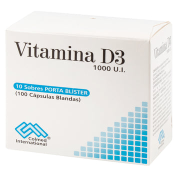 Vitamina D3 1000 UI 100 Cápsulas — Procaps
