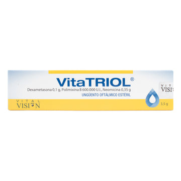 Vitatriol neomicina polimixina B dexametasona ungüento oftálmico 5 g — Vitalis