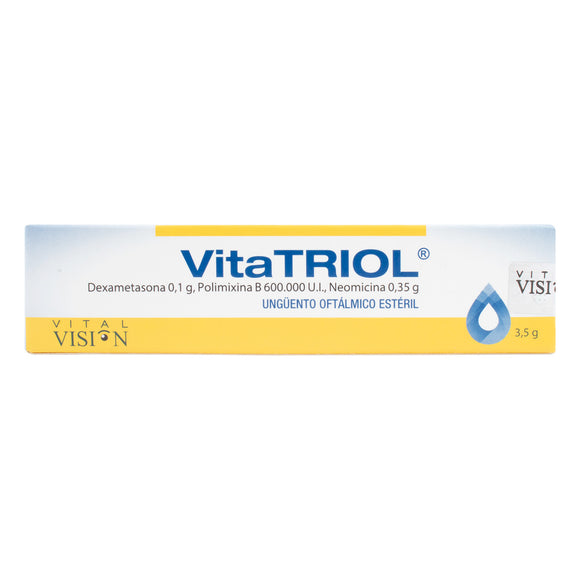 Vitatriol neomicina polimixina B dexametasona ungüento oftálmico 5 g — Vitalis