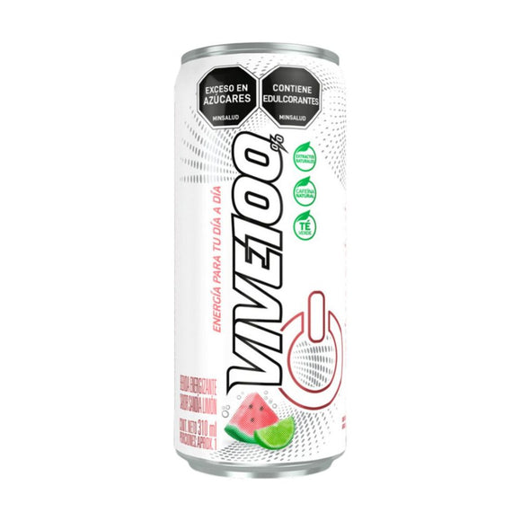 Vive 100 Sandia Limon bebida energizante lata 310 ml — Quala