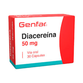 Diacereína 50mg 30 cápsulas — Genfar