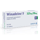 Winadeine F acetaminofén 325mg + codeína 30mg 30 tabletas — Eurofarma