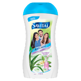 Shampoo Savital Anticaspa Té-Seda-Sábila 550 ml — Unilever Andina Colombia