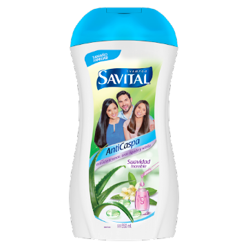 Shampoo Savital Anticaspa Té-Seda-Sábila 550 ml — Unilever Andina Colombia