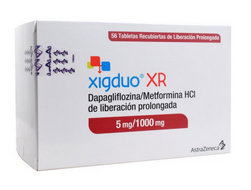 Xigduo XR 5mg/1000mg 56 tabletas — AstraZeneca