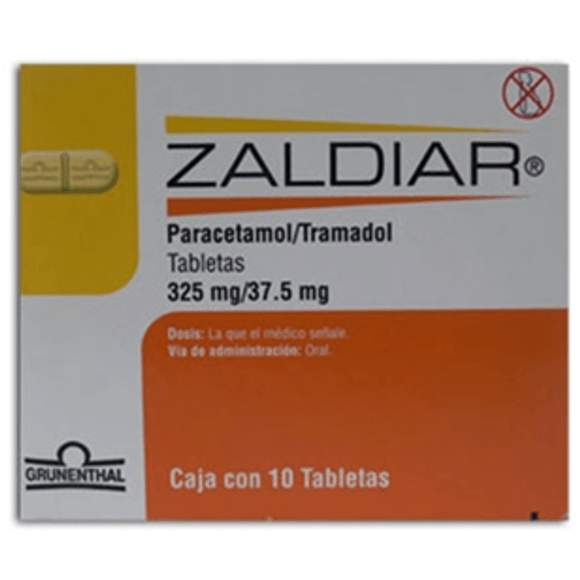 Zaldiar 37.5/325mg 10 Tabletas - Grunenthal Colombiana