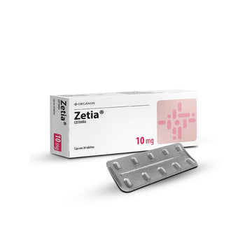 Zetia ezetimiba 10mg 30 tabletas — Merck Sharp & Dohme