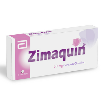 Zimaquin Clomifeno citrato 50mg 10 tabletas — Lafrancol