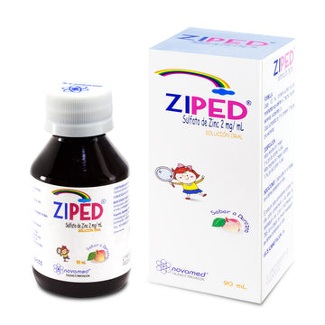 Ziped Sulfato de Zinc 2mg/mL Solución Oral 90mL — Novamed