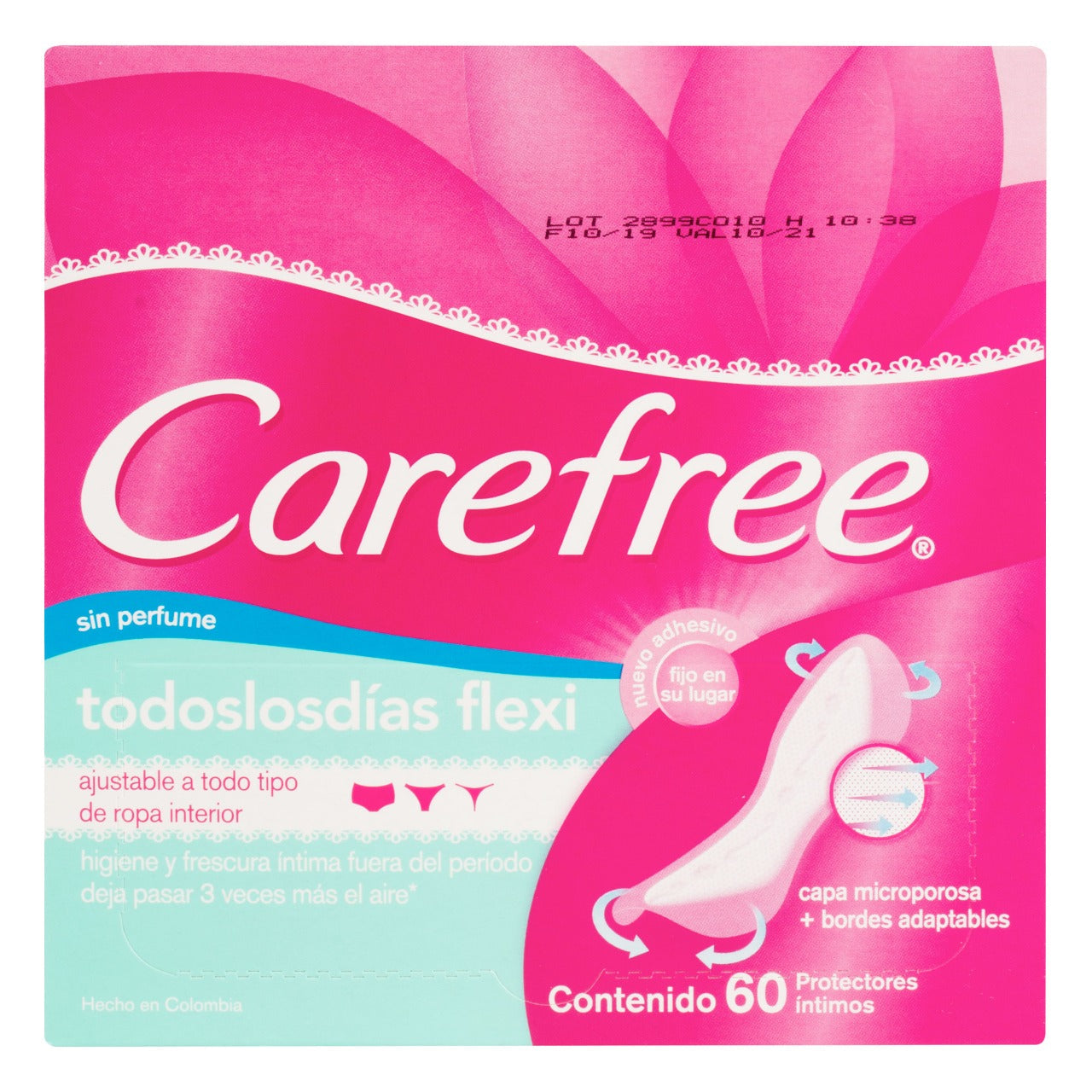 PROT.CAREFREE MULTIFLEXI BRISA 60 UDS