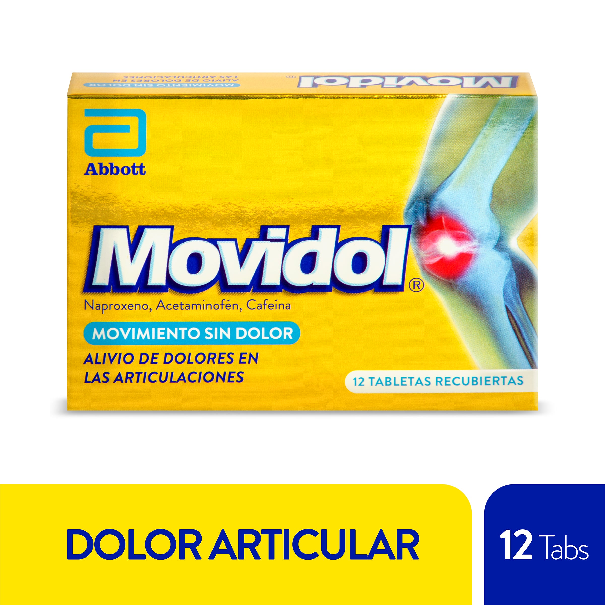 MOVIDOL 12 TABLETAS