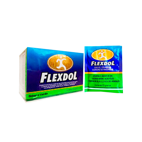 FLEXDOL CALOSTRO BOVINO EDERVIT 24 SOBRES (LR) - Uno A Droguerias