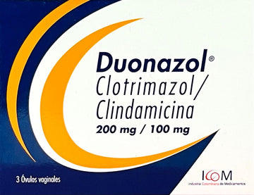 Duonazol clotrimazol clindamicina 3 óvulos vaginales — ICOM