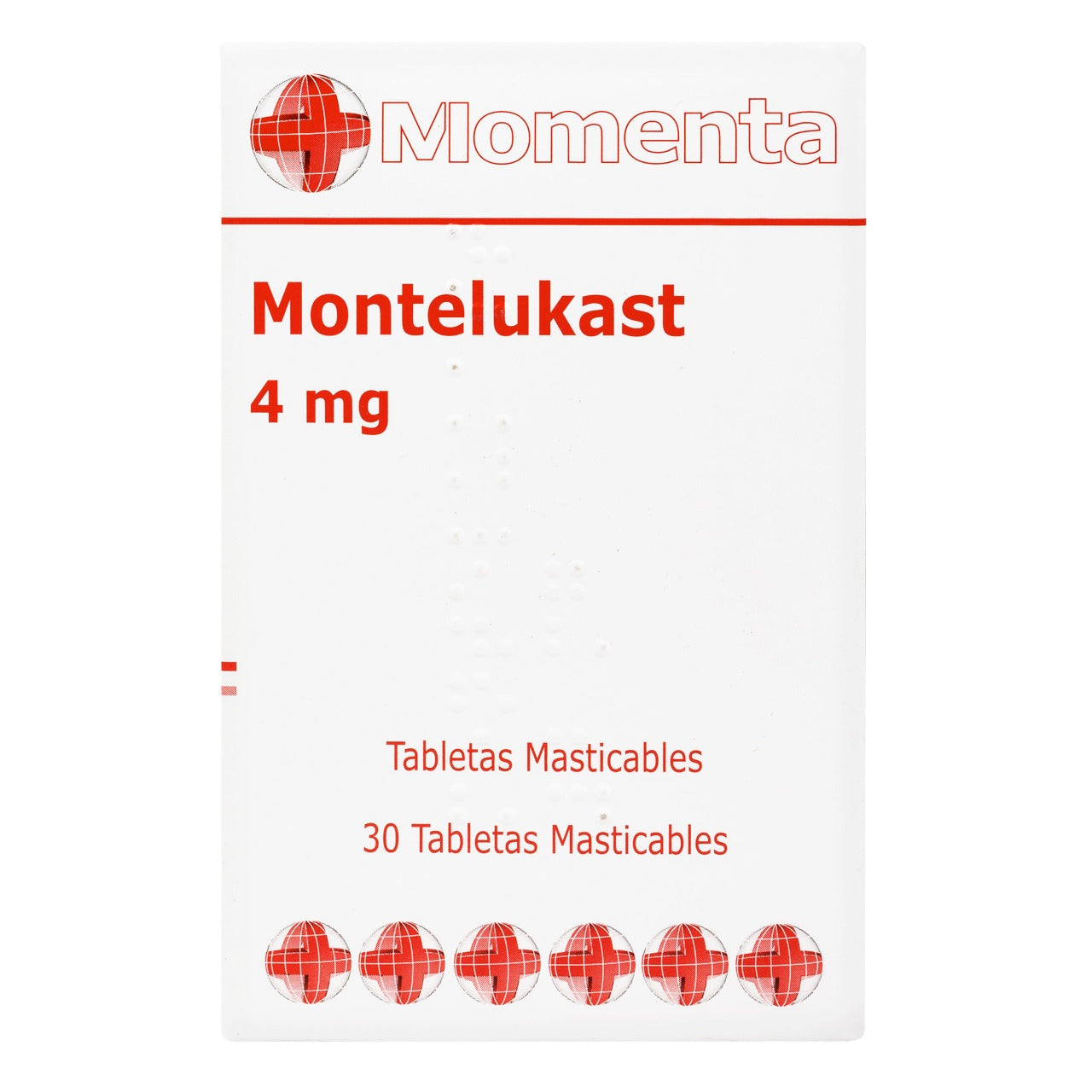 MONTELUKAST 4 MG 30 TABLETAS EU MOMENTA