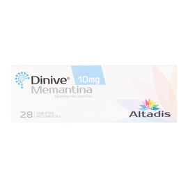 DINIVE 10 MG (MEMANTINA) 28 TABLETAS - Uno A Droguerias