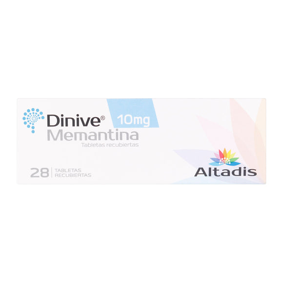 DINIVE 10 MG (MEMANTINA) 28 TABLETAS - Uno A Droguerias