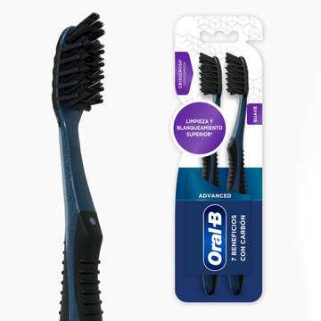 2 Cepillos Oral-B 7 Beneficios Negro — Procter & Gamble