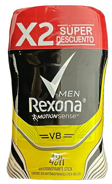 2 Desodorantes Rexona Barra Men V8 90 gr — Unilever