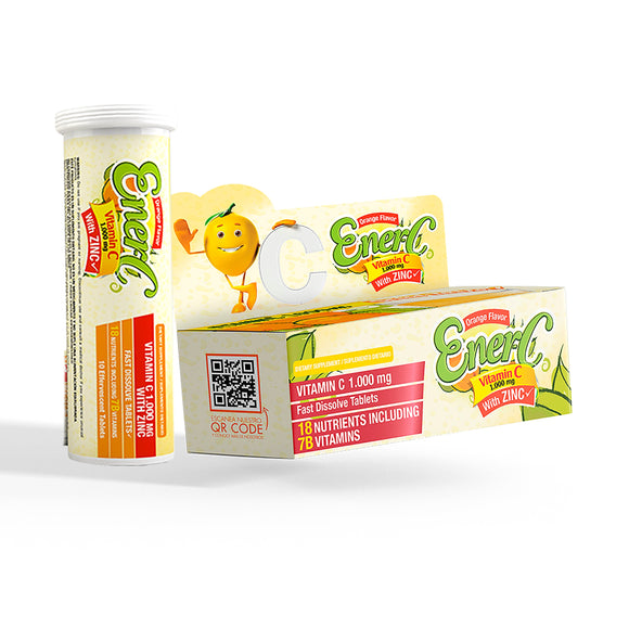 VITAMINA C ENER-C 10 TABLETAS EFERVESCENTE - Uno A Droguerias