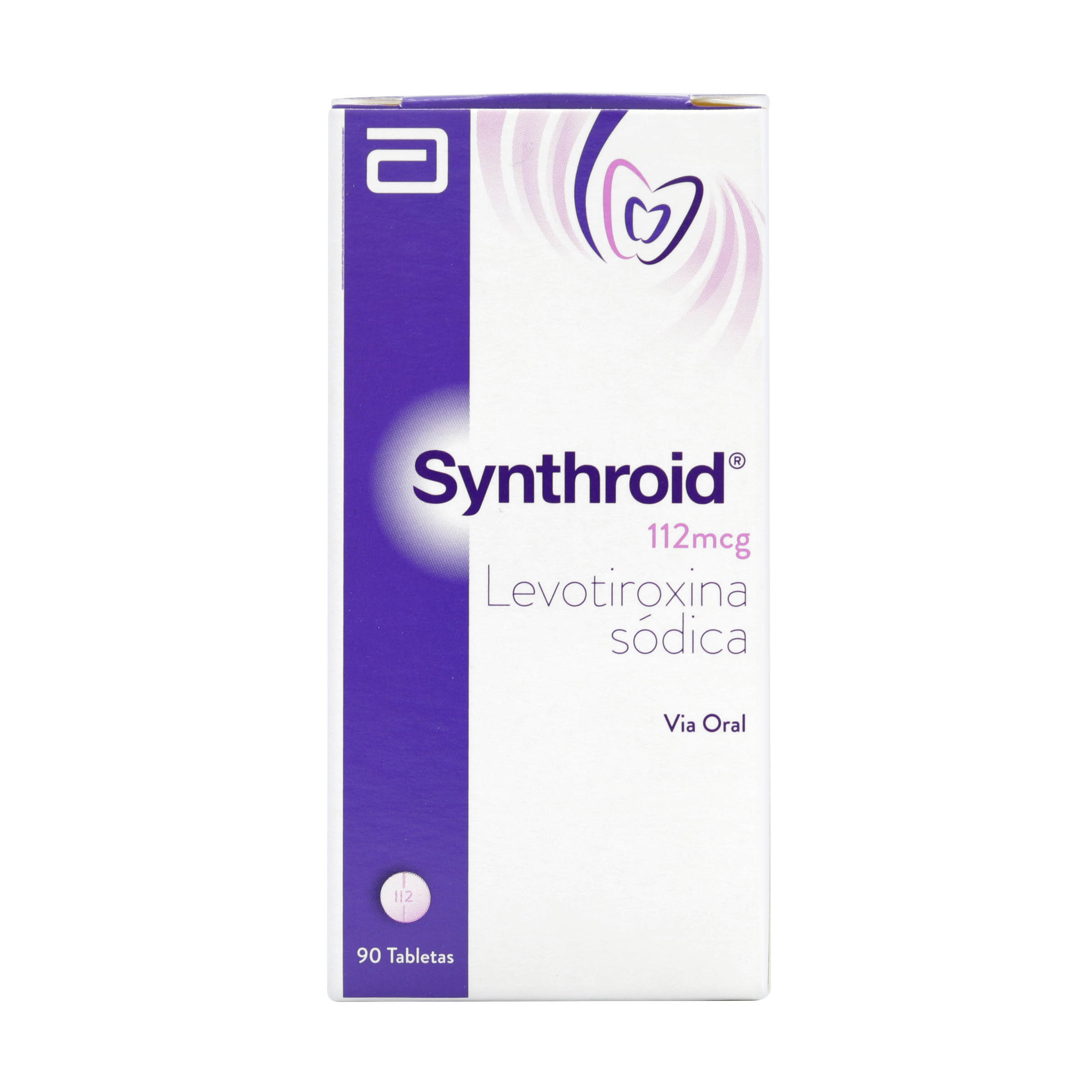 SYNTHROID 112 MCG 90 TABLETAS