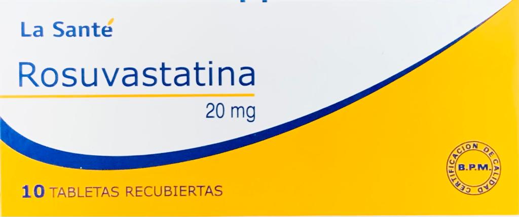 ROSUVASTATINA 20 MG 10 TABLETAS LS - (AGO)