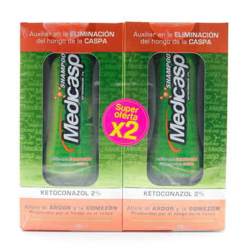 2 SHAMPOO MEDICASP 100 ML - Uno A Droguerias