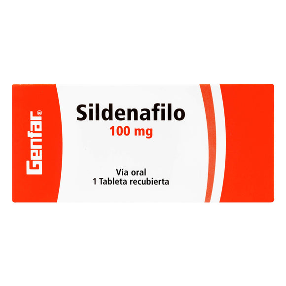 SILDENAFIL 100 MG 1 TABLETA GF
