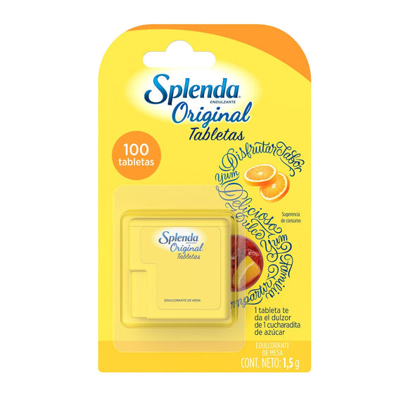 SPLENDA 100 TABLETAS - Uno A Droguerias