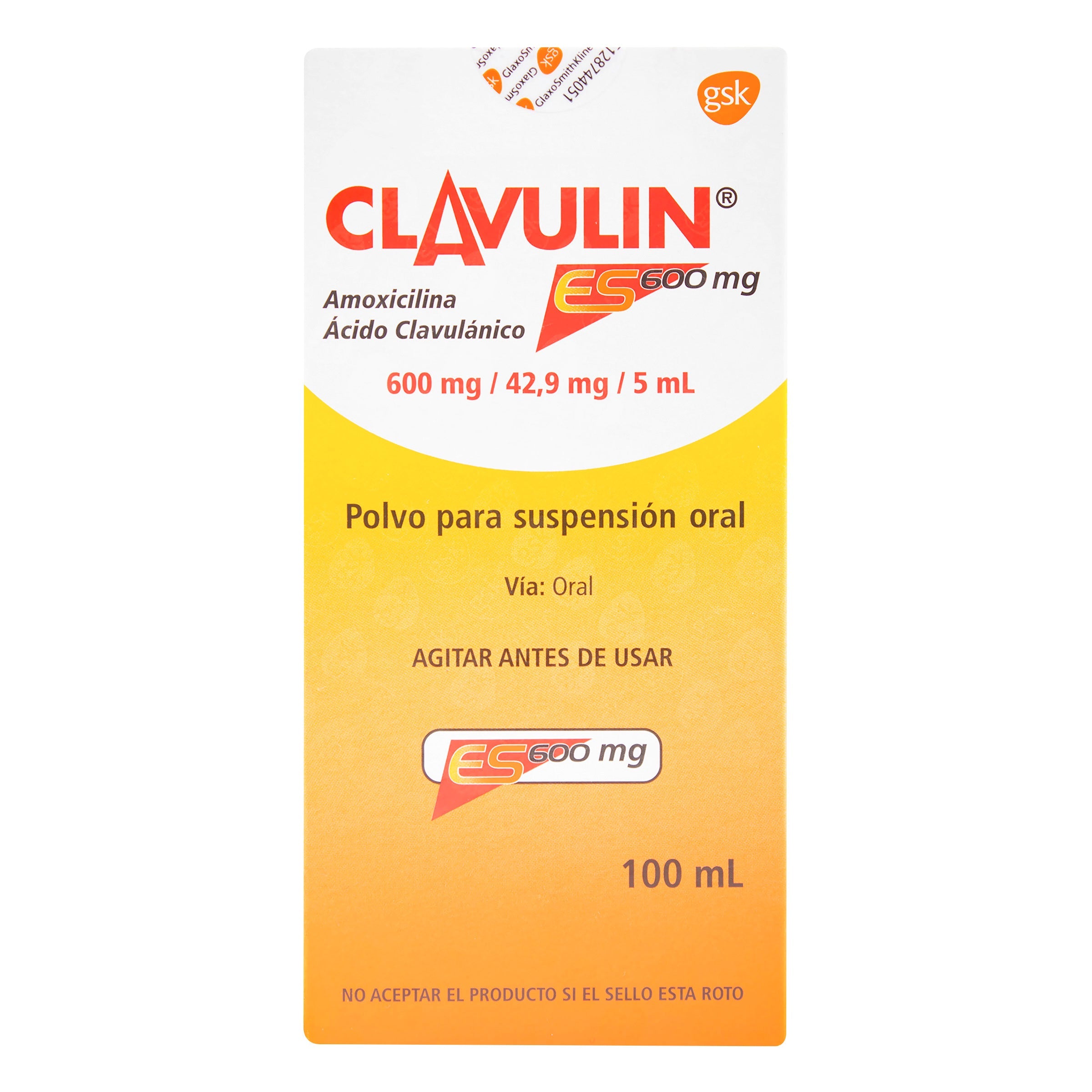 CLAVULIN ES 600 MG 100 ML