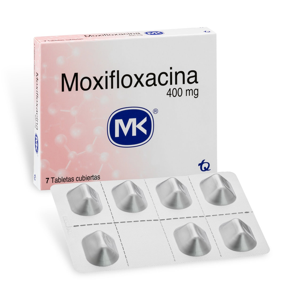 MOXIFLOXACINO 400 MG 7 TABLETAS MK  (CG)
