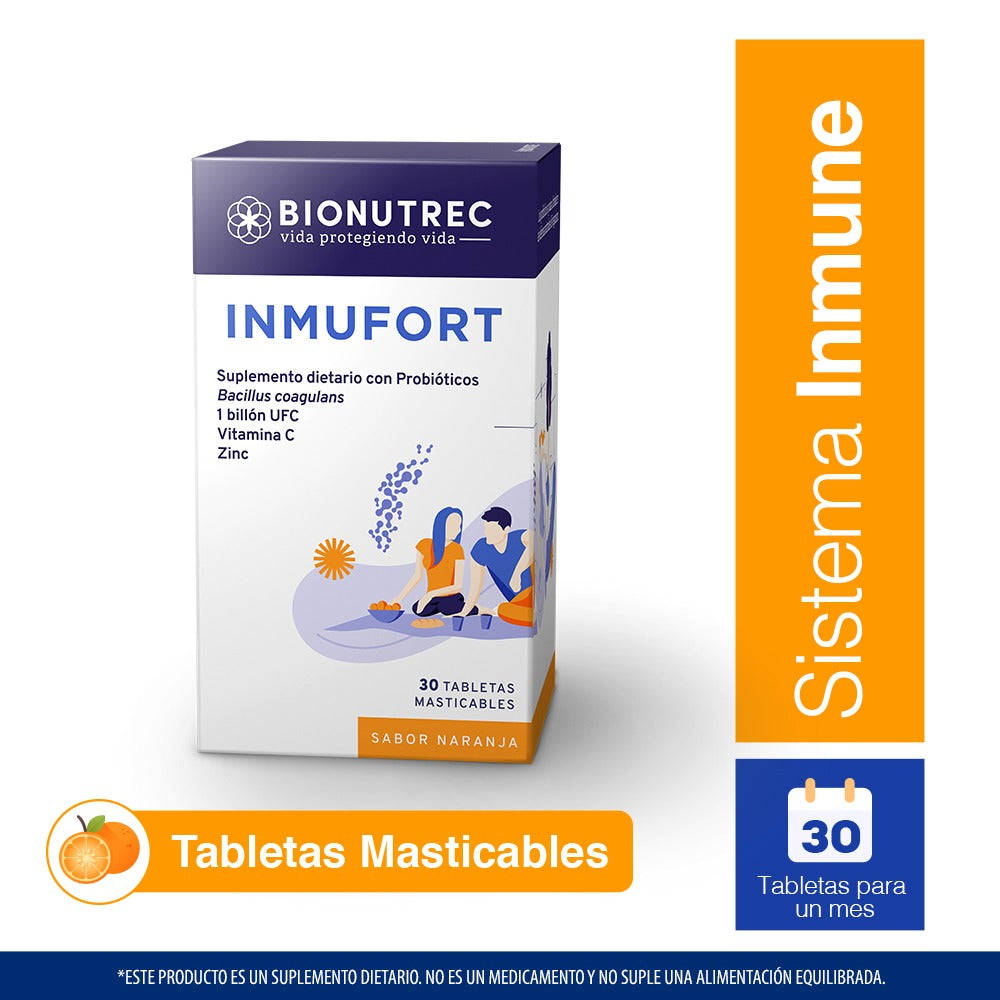 INMUFORT ADULTOS 30 TABLETAS - (AGO)