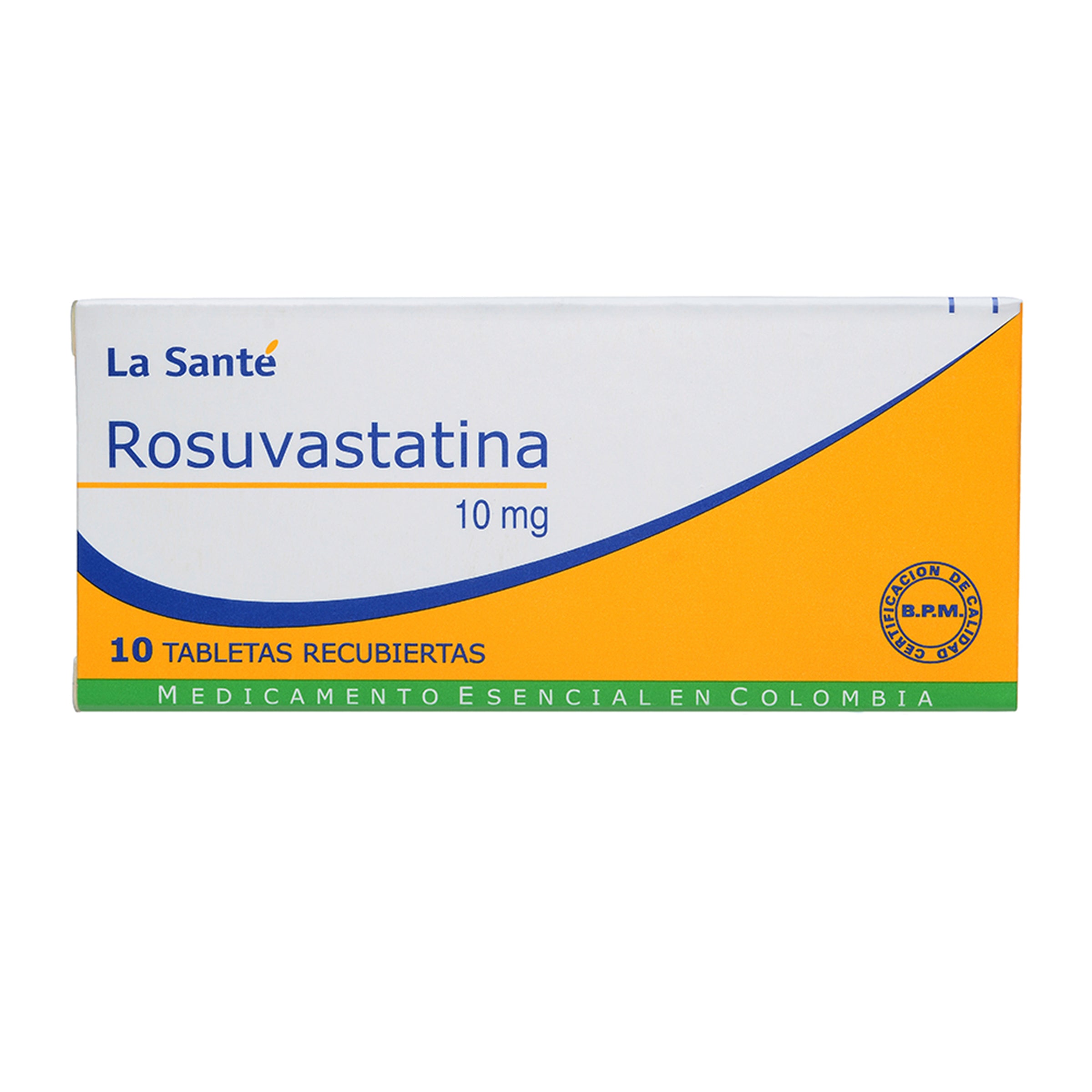 ROSUVASTATINA 10 MG 10 TBS LS