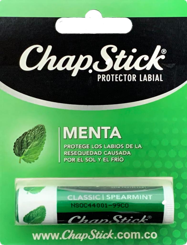 PROTECTOR LABIAL CHAPSTICK MENTA - Uno A Droguerias