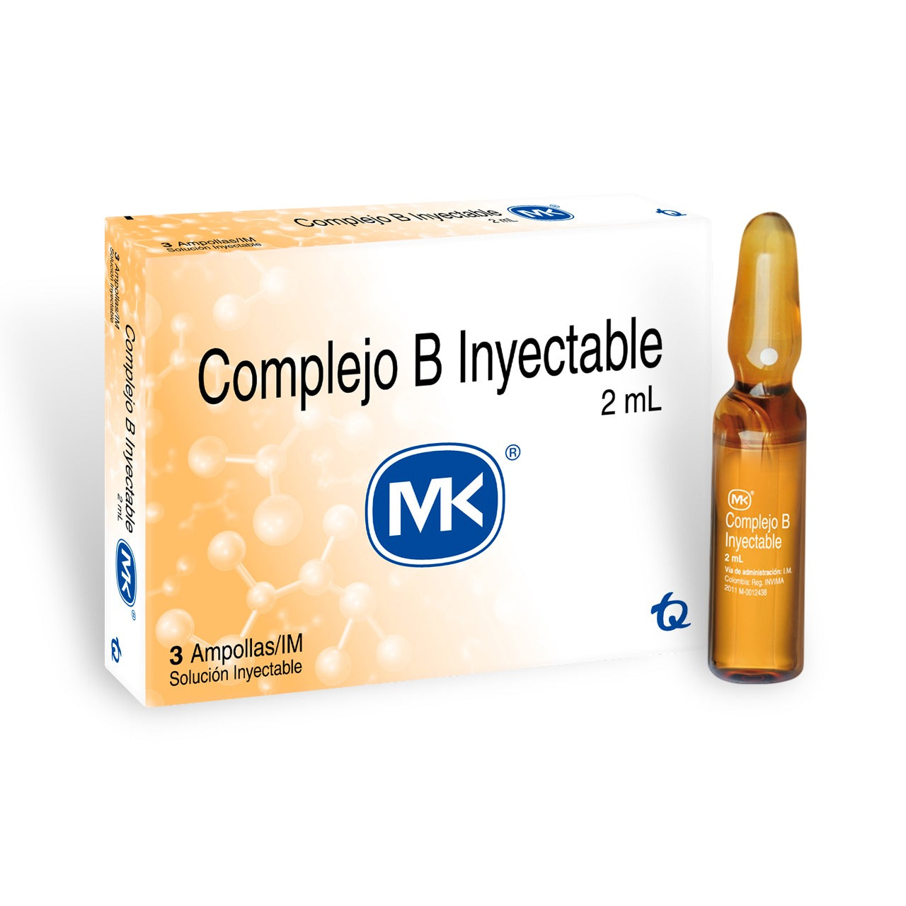 COMPLEJO B AMPOLLAS 2 ML 3 UND MK | Uno A Droguerias