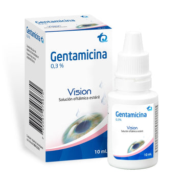 Gentamicina gotas oftálmicas 0.3% 10 ml — MK Tecnoquímicas
