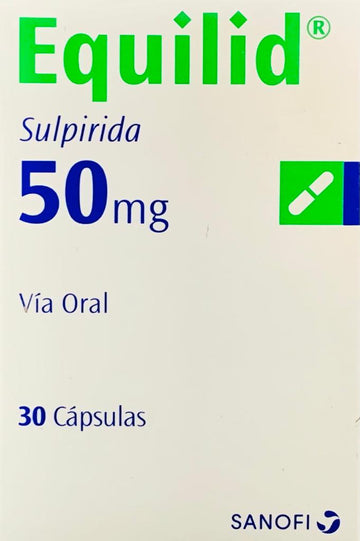 Equilid sulpirida 50 mg caja con 30 cápsulas — Sanofi