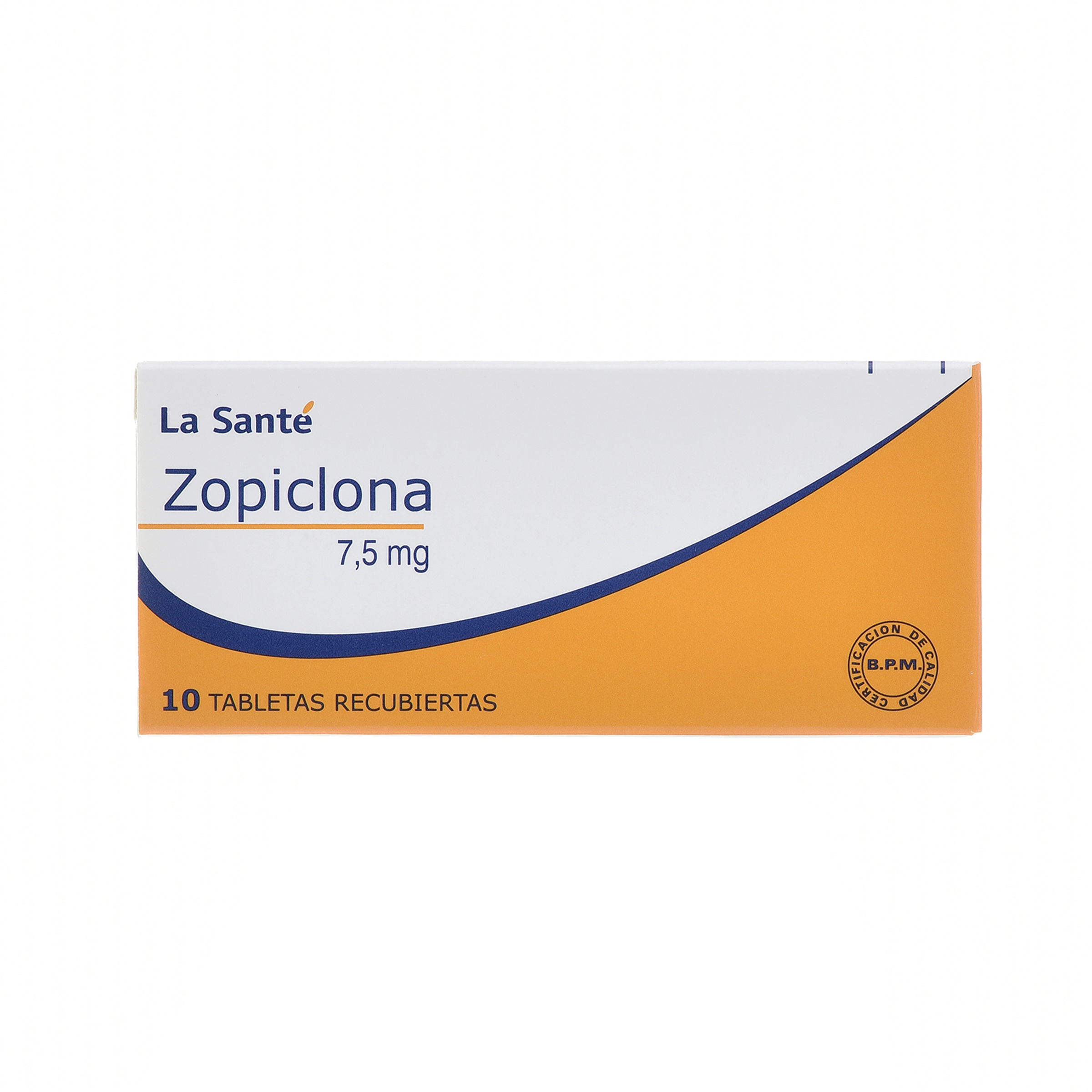 ZOPICLONA 7.5 MG 10 TABLETAS - (S)
